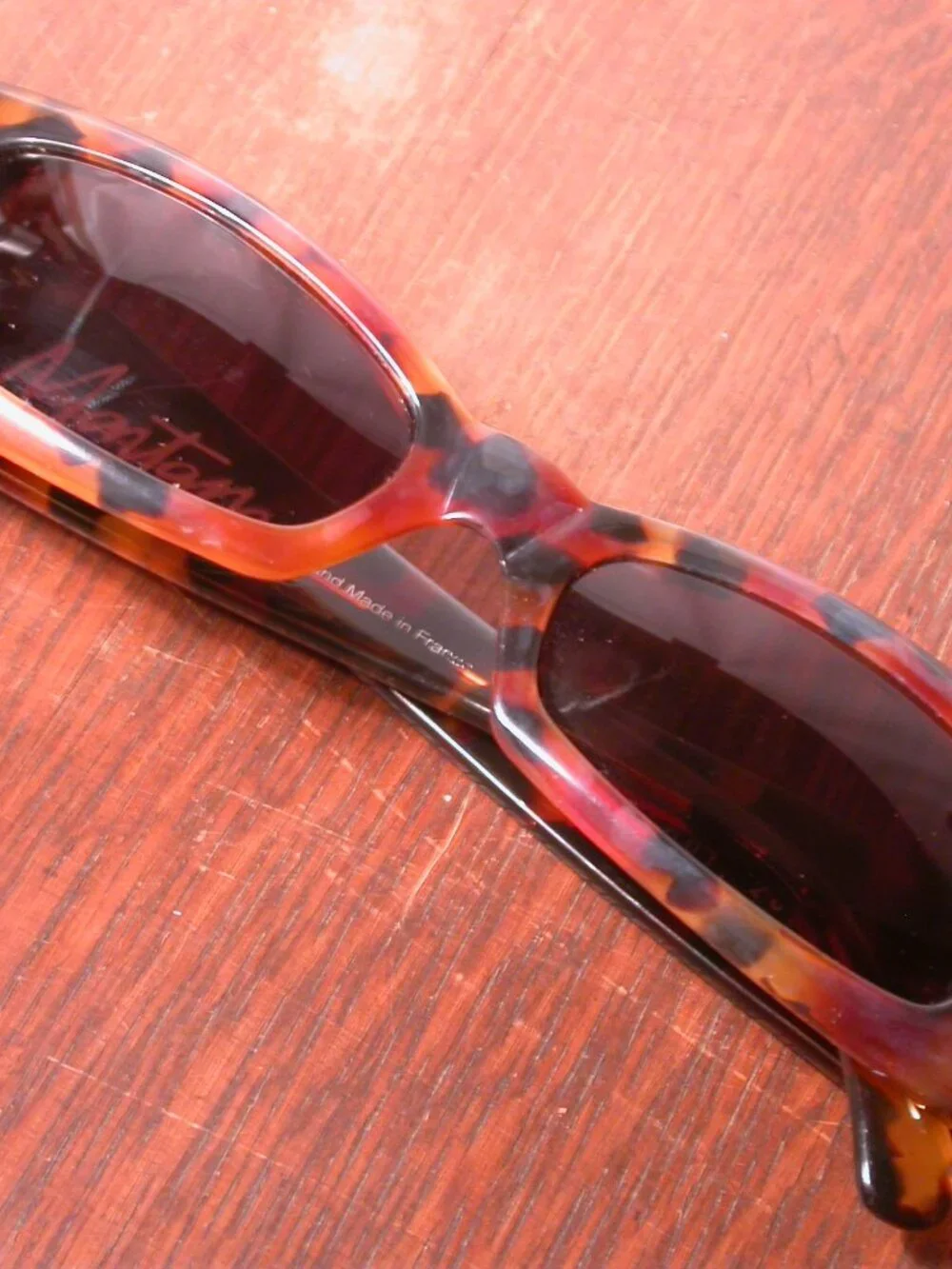 Vintage Montana Blonde Tortoise Mask Sunglasses Hand Made in France